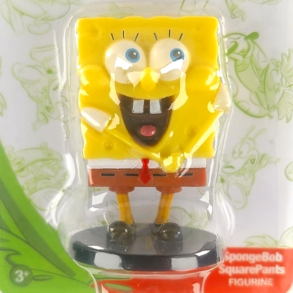 SpongeBob Nickelodeon Figurine on Factory Retail Card - Picture 3 of 6